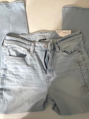 American Eagle Outfitters Pale Blue Skinny Jeans